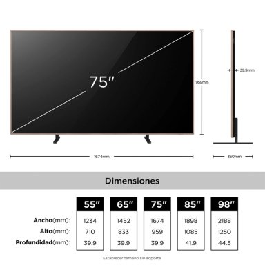 SMART TV TCL QD MINI LED 4K UHD 75” ART TV A400 PRO - 10