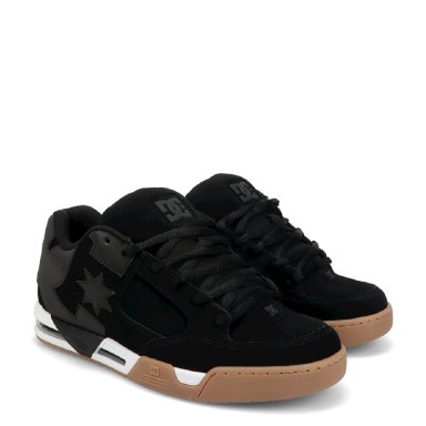 ZAPATILLAS HOMBRE DC SHOES URBANO NEGRO COMMAND CUERO - 2