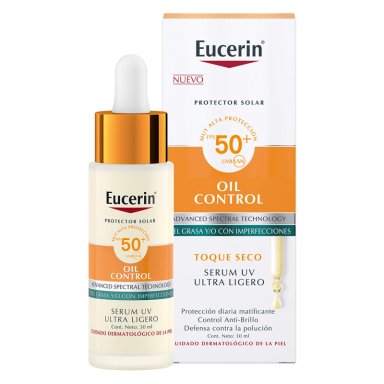 PROTECTOR SOLAR EUCERIN OIL CONTROL SÉRUM UV FPS50+ 30ML - 1