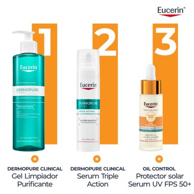 PROTECTOR SOLAR EUCERIN OIL CONTROL SÉRUM UV FPS50+ 30ML - 8