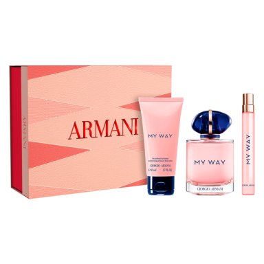 SET PERFUME MUJER GIORGIO ARMANI MY WAY EDP 90ML+10ML+LOCIÓN CORPORAL 50ML - 2