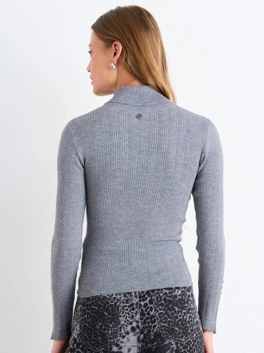 SWEATER MUJER IO BEATLE TEJIDO BÁSICO RIB - 4