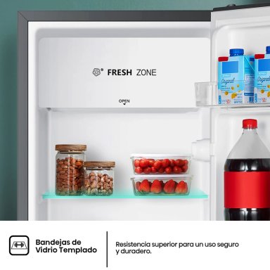 FRIGOBAR HISENSE RR093N1EB1 94L FRÍO DIRECTO PLATA - 5