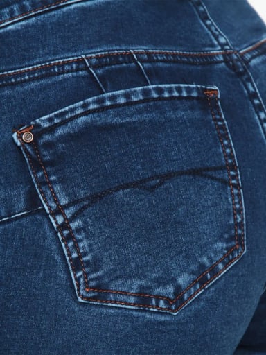 JEANS MUJER WADOS ALGODÓN FLARE TIRO BAJO - 6