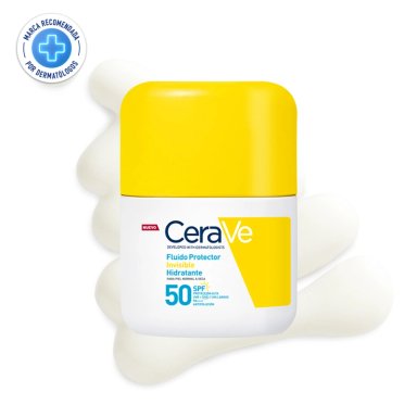 PROTECTOR SOLAR CERAVE FLUIDO HIDRATANTE E INVISIBLE SPF50 50ML - 1