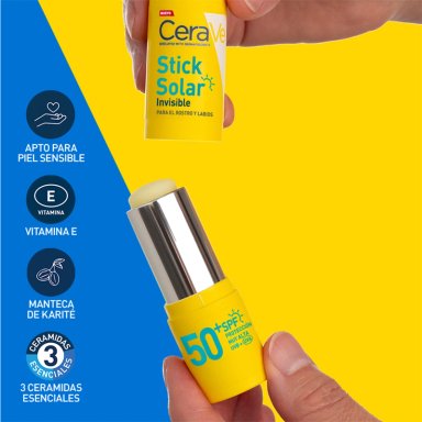 PROTECTOR SOLAR ROSTRO Y LABIOS CERAVE SUNSCREEN STICK SPF50+ 8G - 4