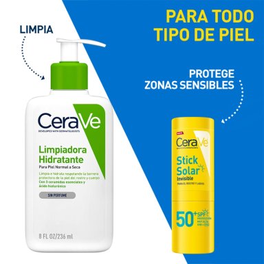 PROTECTOR SOLAR ROSTRO Y LABIOS CERAVE SUNSCREEN STICK SPF50+ 8G - 6
