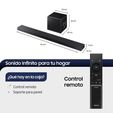 SOUNDBAR BLUETOOTH SAMSUNG HW-QS700F/ZS 3.1.2 - 3