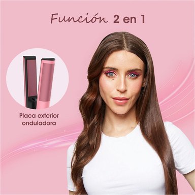 ALISADORA DE PELO DOT DT-011 RECARGABLE 2 EN 1 - 5
