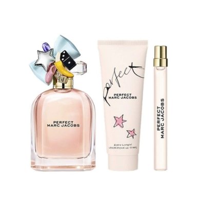 PERFUME MUJER MARC JACOBS PERFECT EDP 100ML+75ML+10ML - 1