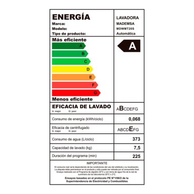 LAVADORA CARGA SUPERIOR MADEMSA MDWMT20S 20KG GRIS - 10