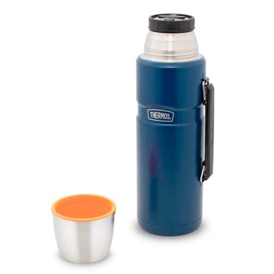 TERMO LÍQUIDO THERMOS KING ACERO INOXIDABLE 1.2 LITROS AZUL MARINO - 2