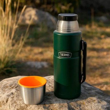 TERMO LÍQUIDO THERMOS KING ACERO INOXIDABLE 2 LITROS VERDE - 3