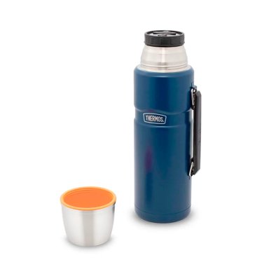 TERMO LÍQUIDO THERMOS KING ACERO INOXIDABLE 2 LITROS AZUL MARINO - 2