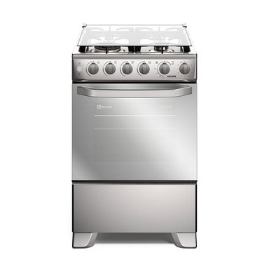 COCINA A GAS ELECTROLUX FE4SXC 4 PLATOS GRILL ACERO - 2
