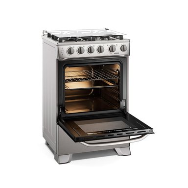 COCINA A GAS ELECTROLUX FE4SXC 4 PLATOS GRILL ACERO - 4