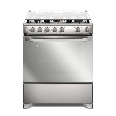 COCINA A GAS ELECTROLUX FE5SXC 5 PLATOS GRILL ACERO - 2
