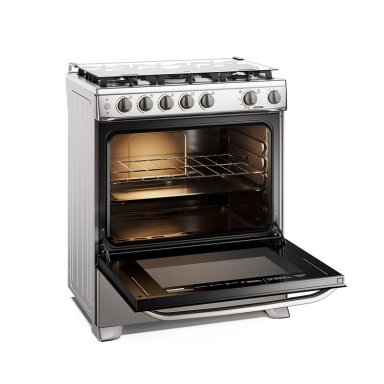 COCINA A GAS ELECTROLUX FE5SXC 5 PLATOS GRILL ACERO - 4