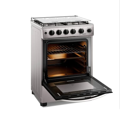 COCINA A GAS MADEMSA FM4PSC 4 PLATOS ACERO - 4