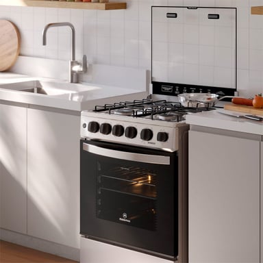 COCINA A GAS MADEMSA FM4PSC 4 PLATOS ACERO - 6