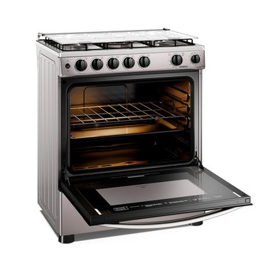 COCINA A GAS MADEMSA FM5SSC 5 PLATOS ACERO - 4