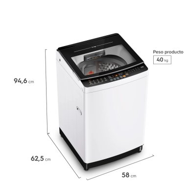 LAVADORA CARGA SUPERIOR MADEMSA MDWMT14W 14KG BLANCO - 3