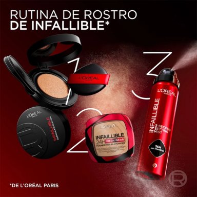 BASE DE MAQUILLAJE L'OREAL PARIS INFAILLIBLE 24H AIR WEAR CUSHION FOUNDATION 120 11GR - 5