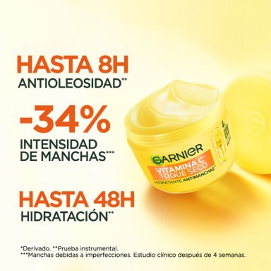 CREMA HIDRATANTE ANTIMANCHAS GARNIER VITAMINA C 85GR - 5