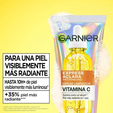 SÉRUM LIMPIADOR GARNIER EXPRESS ACLARA 100ML - 2