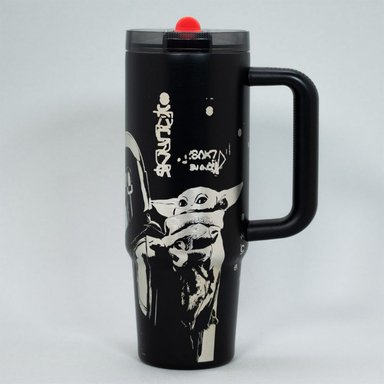 MUG TÉRMICO KEEP 30 OZ STAR WARS NEGRO - 1