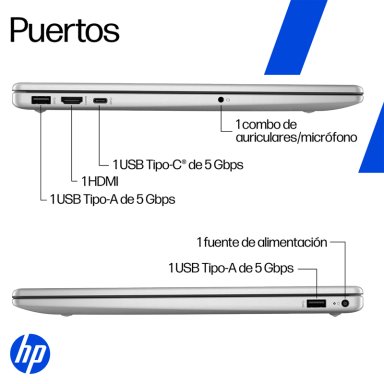 NOTEBOOK HP 15-FD0331LA INTEL CORE 3 8GB RAM 512GB SSD 15.6” - 6