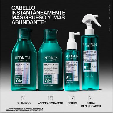 SÉRUM VOLUMINIZADOR REDKEN ACIDIC FULL GROWTH SYSTEM 100ML - 6