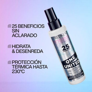 SET SPRAY MULTIBENEFICIOS REDKEN ONE UNITED 150ML+SÉRUM ABC 100ML - 2