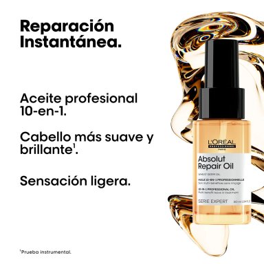 SET ANTI-QUIEBRE L'OREAL PROFESSIONNEL METAL DETOX+ABSOLUT REPAIR 300ML+250ML+30ML - 4