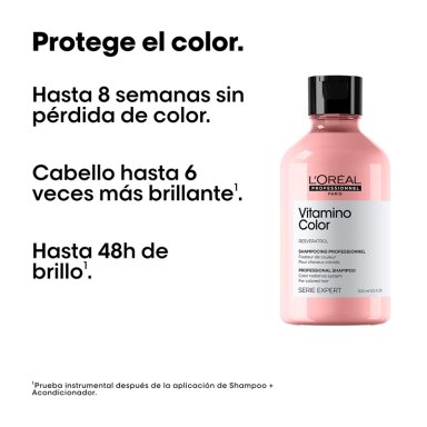 SET CUIDADO DE COLOR L'OREAL PROFESSIONNEL VITAMINO COLOR+ABSOLUT REPAIR 300ML+250ML+30ML - 2