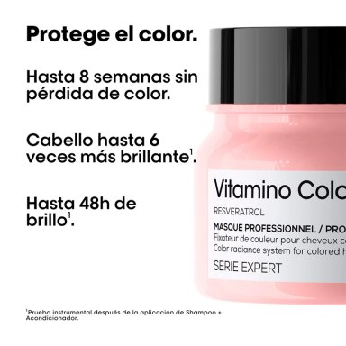 SET CUIDADO DE COLOR L'OREAL PROFESSIONNEL VITAMINO COLOR+ABSOLUT REPAIR 300ML+250ML+30ML - 3
