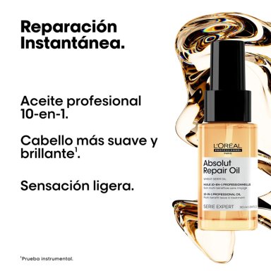 SET CUIDADO COLOR PROFUNDO L'OREAL PROFESSIONNEL VITAMINO COLOR SPECTRUM+ABSOLUT REPAIR 300ML+250ML+30ML - 4