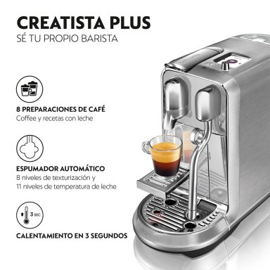CAFETERA NESPRESSO CAPSULA CREATISTA PLUS - 4