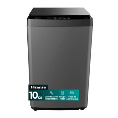 LAVADORA CARGA SUPERIOR HISENSE WT3K1031UT 10KG GRAFITO - 2