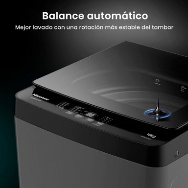 LAVADORA CARGA SUPERIOR HISENSE WT3K1031UT 10KG GRAFITO - 10