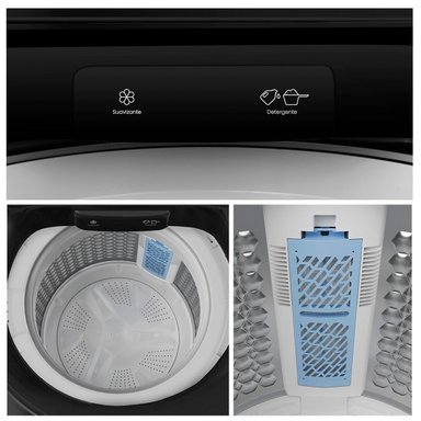 LAVADORA CARGA SUPERIOR HISENSE WT3I1923UT 19KG GRAFITO - 13