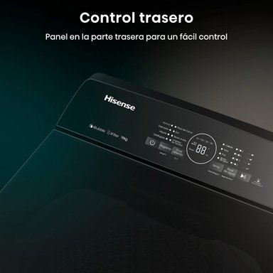 LAVADORA CARGA SUPERIOR HISENSE WT3I1923UT 19KG GRAFITO - 8