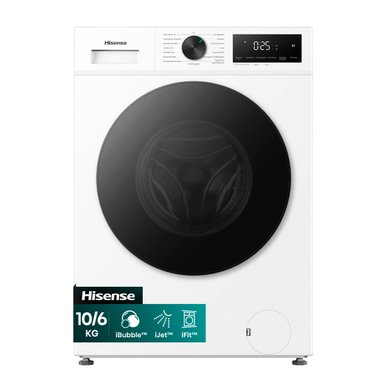 LAVADORA SECADORA HISENSE WD1I1041BW 10KG 6KG BLANCO - 2