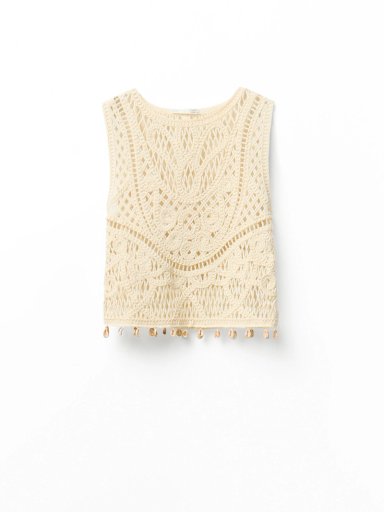POLERA MUJER SFERA ALGODÓN BORDADA - 7