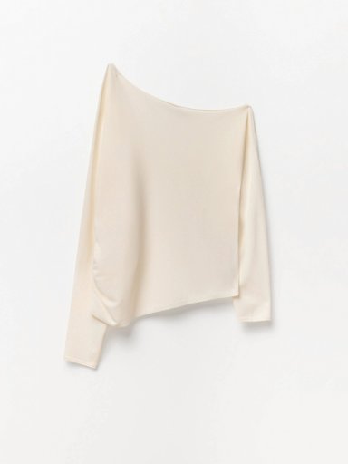 SWEATER MUJER SFERA MANGA LARGA ASIMÉTRICO - 6