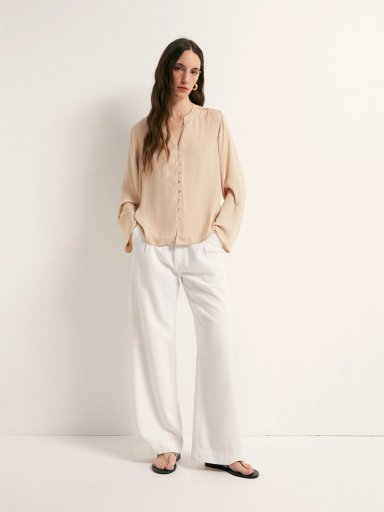 BLUSA MUJER SFERA FUIDA BOTONES - 1