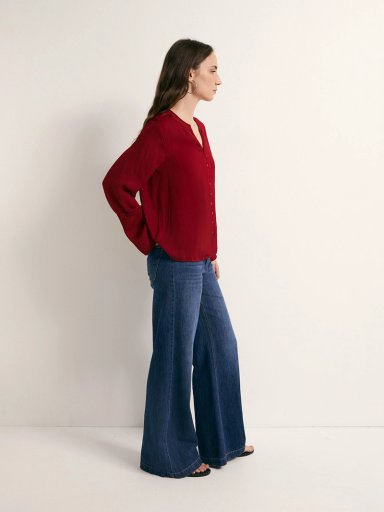 BLUSA MUJER SFERA FUIDA BOTONES - 3