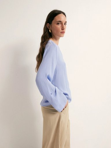 BLUSA MUJER SFERA FUIDA BOTONES - 3