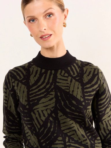 SWEATER MUJER MA GRIFFE CUELLO ALTO - 4