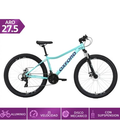 BICICLETA MOUNTAIN BIKE OXFORD HIMALAYA 21V M ARO 27.5 - 1